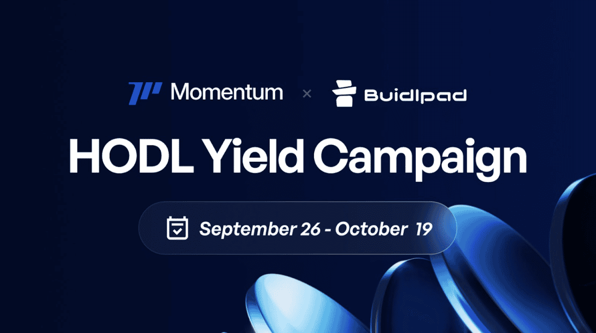 Momentum Partners with BuidlPad to Launch HODL Yield Campaign, Offering up to 155% APY